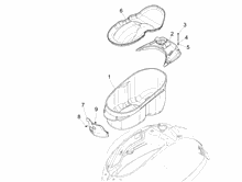 Schutzhelmgehäuse - Untersitz