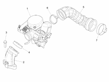 Vergaser, komplett - Ansaugstutzen