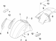 Radgehäuse - Radkotflügel