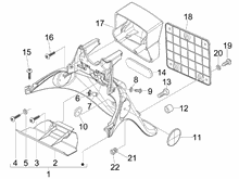 Hinterabdeckung - Kotflügellappen