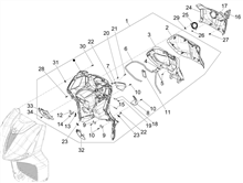 Vorderes Handschuhfach  - Schild-Rückseite