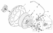 Hinterrad trommelbremse
