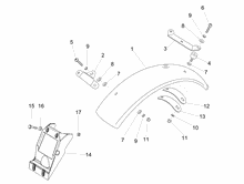 Hinteres schutzblech