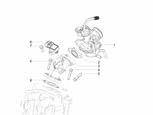 Vergaser, komplett - Ansaugstutzen