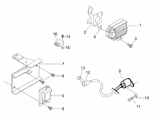 Spannungsreglerern - Elektronisches Steuergerern - Zündspule