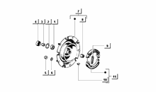 Bowdenzüge Hintere bremse-km-zähler-starter