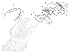 Hinterabdeckung - Kotflügellappen