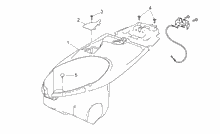 Rear headlight - Top box