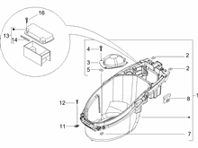 Schutzhelmgehäuse - Untersitz