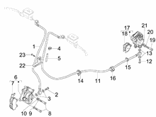 Bremschlauchen - Bremszangen
