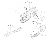 Kurbelwelledeckel - Kühlung kurbelgehäuse