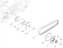 Antriebsriemenscheibe