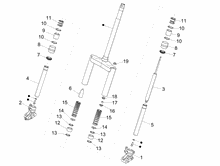 Hintere Radaufhängung/Federung - Stoßdämpfer