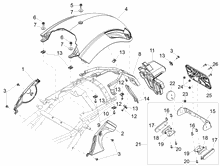Hinteres schutzblech