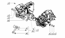 Einheit Zylinder-Kolben-Kolbenbolzen