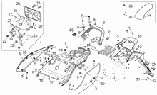 Rear headlight - Top box