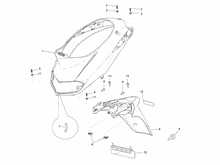 Hinterabdeckung - Kotflügellappen