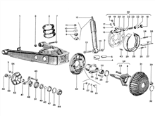 Vordere Radaufhängung - Stoßdämpfer
