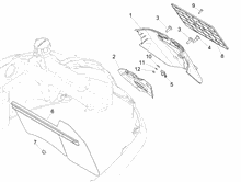 Hinterabdeckung - Kotflügellappen