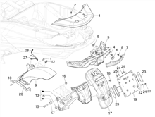 Hinterabdeckung - Kotflügellappen