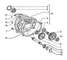 Befestigung schaltsegment