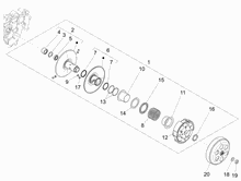 Getriebene riemenscheeiben