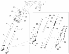 Vorderradgabel Sachs