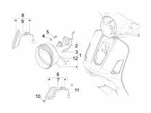 Vorderleuchten - Blinkleuchten