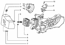 Kurbelwelle-pleuelstange-kurbelzapfen einheit