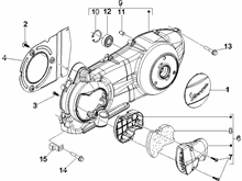 Kurbelwelledeckel - Kühlung kurbelgehäuse
