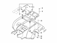 Hinterer Gepäckträger