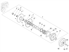 Getriebene riemenscheeiben