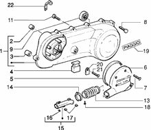 Einheit Zylinder-Kolben-Kolbenbolzen