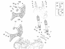 Hintere Radaufhängung - Stoßdämpfer