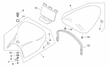 Sitz - Gepäckträger