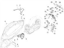 Hinterabdeckung - Kotflügellappen