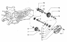 Befestigung schaltsegment