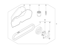 Complete wear and maintenance kit