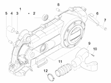 Kurbelwelledeckel - Kühlung kurbelgehäuse