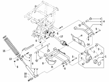 Hintere Radaufhängung - Stoßdämpfer