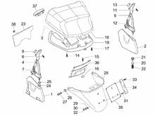 Hinterabdeckung - Kotflügellappen