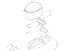 Schutzhelmgehäuse - Untersitz