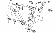 Fussrasten - Ständer