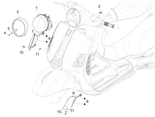 Vorderleuchten - Blinkleuchten