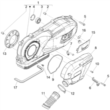 Kurbelwelledeckel - Kühlung kurbelgehäuse