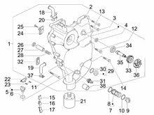Schwungraddeckel - Ölfilter