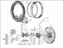 Stoßdämpfer hinten