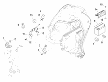 Fernschalteren - Batterie - Hupe