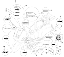 Plaketten - Verzierungen