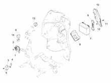 Fernschalteren - Batterie - Hupe